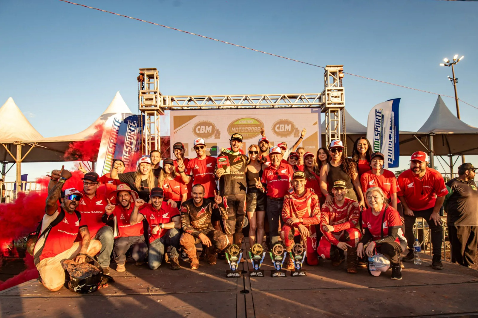  Líder das principais classes, Honda Racing vence tudo na 3ª etapa do Brasileiro de Motocross