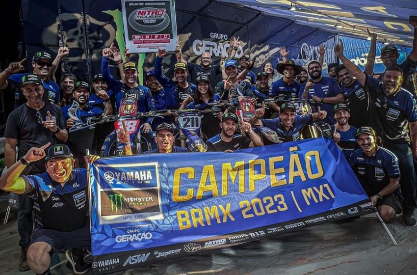  Yamaha é campeã antecipada do Brasileiro de Motocross 2023