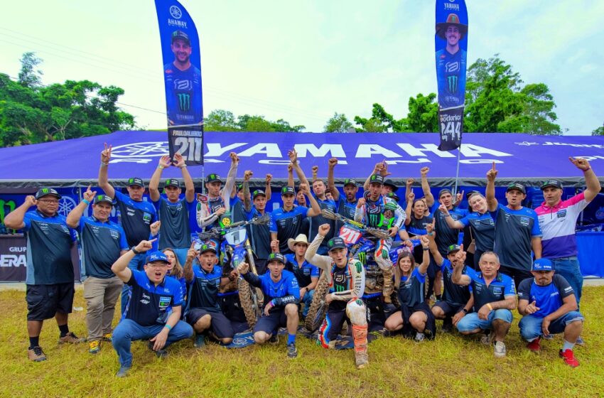  Yamaha vence a 2ª etapa do Brasileiro de Motocross 2024, com Fábio Santos no topo do pódio