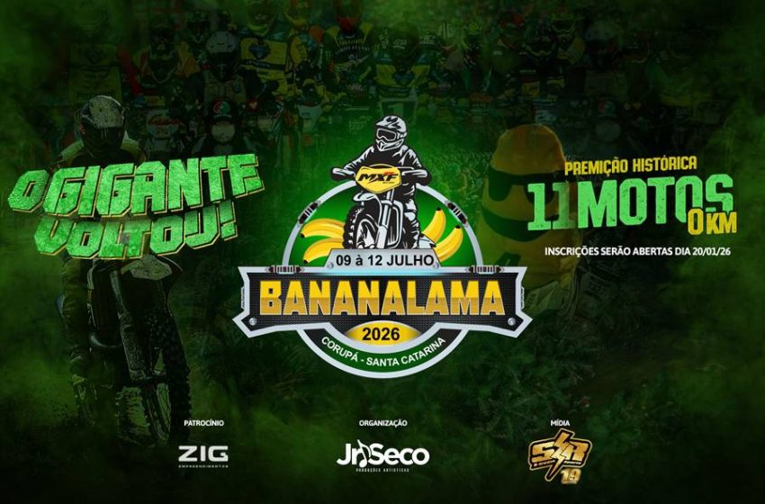  O Gigante voltou: Bananalama confirma retorno histórico em 2026 com premiação recorde e nova tentativa de recorde mundial