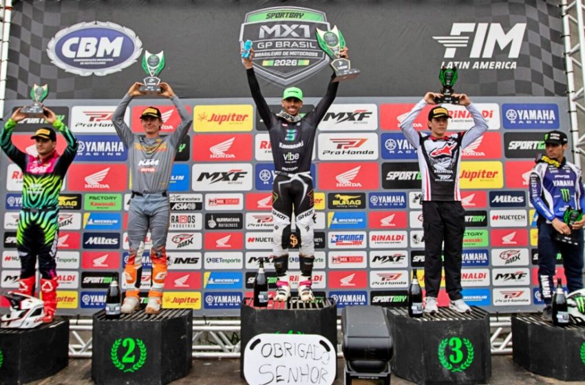  Grande público prestigia vitórias sólidas de Enzo Lopes e Lucas Dunka no Brasileiro de Motocross, em Castro, no Paraná